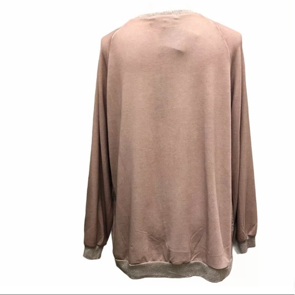 Flora Ashley Womens Round Neck Long Sleeve Top - Picture 6 of 9
